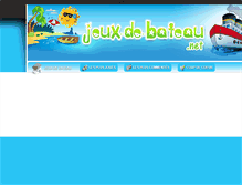 Tablet Screenshot of jeux-de-bateau.net